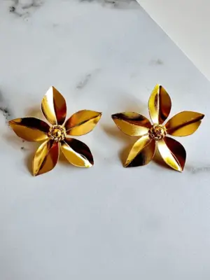 Maxi aretes flor